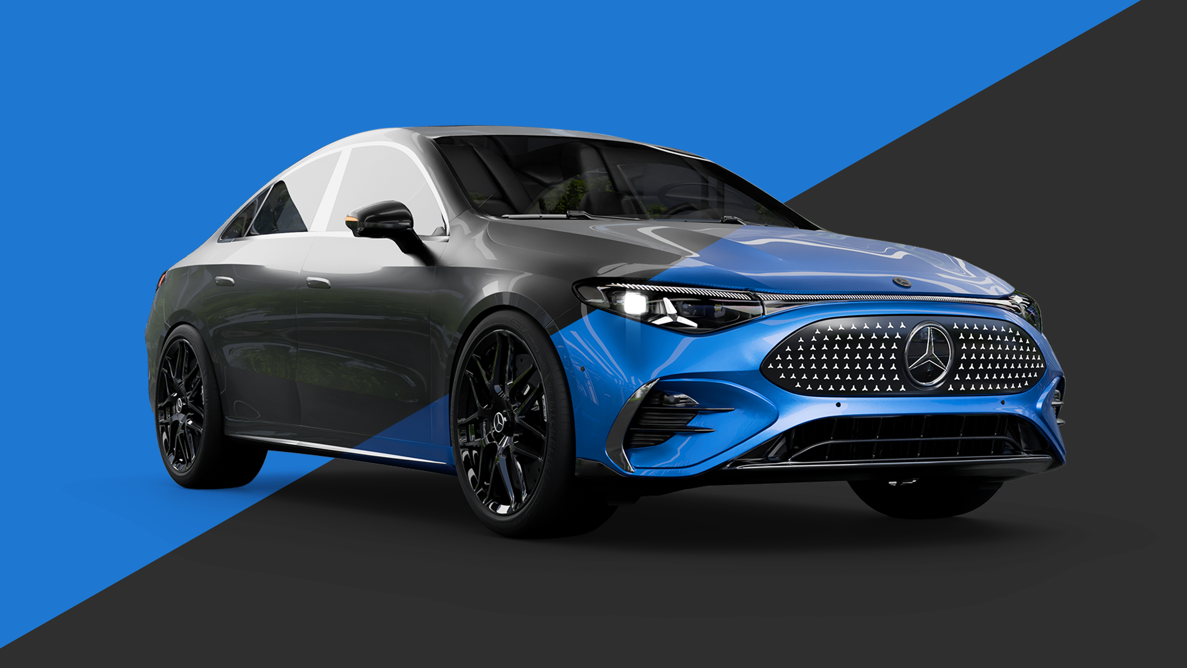 Mercedes automotive exterior product render
