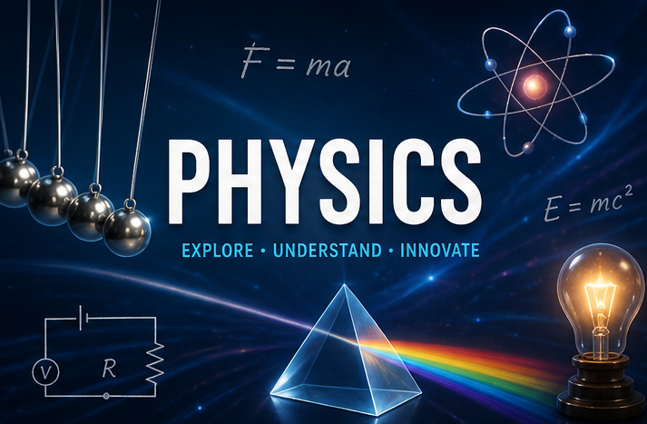 Physics learning app interface