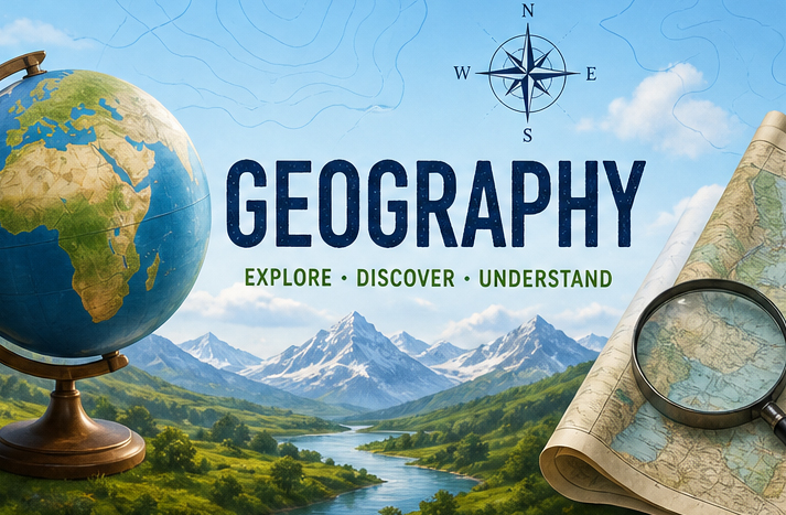 Geography learning app interface